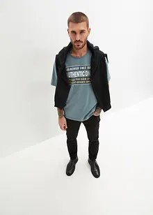 T-shirt i ren bomull, Loose Fit, bonprix