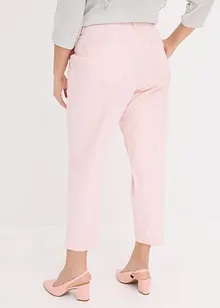 Stretchig twillbyxa med stråveck, bonprix