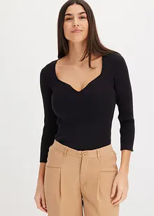Finstickad tröja, bonprix