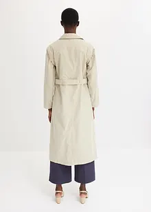 Trenchcoat med avtagbara ärmar och nederdel, bonprix