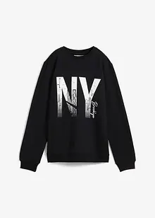 Sweatshirt av mjuk bomullsmix, bonprix