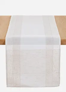 Bordslöpare av enfärgat jacquardmaterial, bonprix