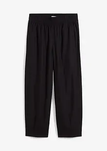 Morotsbyxa med lin, 7/8-längd, bonprix