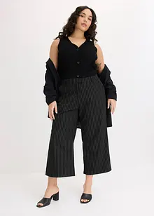 Kritstreckrandiga culotter, bonprix