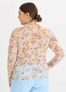 Långärmad topp av mesh, bonprix