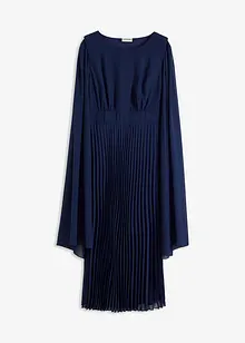 Chiffongklänning med plisserad kjol, bonprix