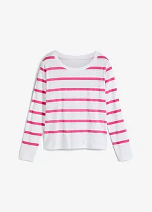Långärmad T-shirt i ekologisk bomull, bonprix