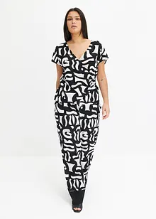 Mönstrad jerseybyxa, bonprix