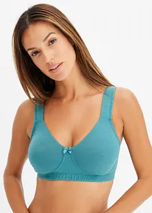 Minimizer T-shirt-BH utan bygel med ekologisk bomull (2-pack), bonprix