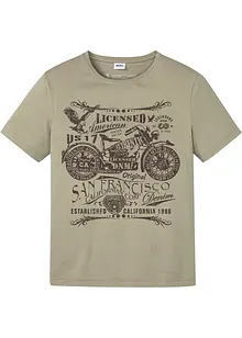 T-shirt med tryck, bonprix