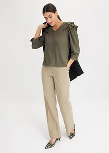 Kostymbyxa med bekväm midja, bonprix