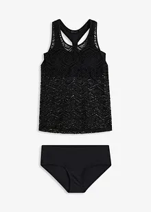 Tankini (2 delar) av spets, bonprix