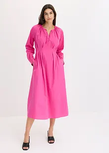 Klänning i maxilängd, av poplin, bonprix