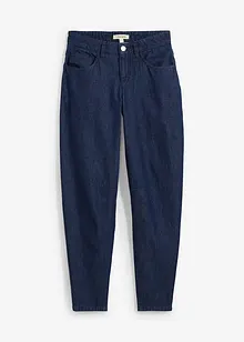 Barrel Jeans Mid Waist, ekologisk bomull, bonprix