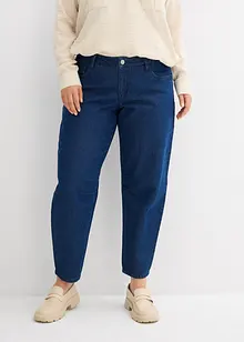 Barrel Jeans Mid Waist, ekologisk bomull, bonprix