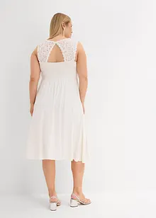 Mammaklänning med spets och töjbart ryggparti, bonprix