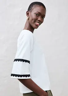 T-shirt med siden, bonprix