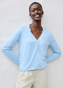 Cardigan med sidenandel, bonprix