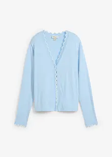 Cardigan med sidenandel, bonprix