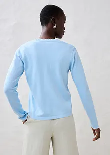 Cardigan med sidenandel, bonprix