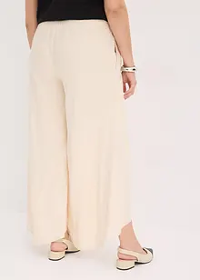 Byxa i kortare modell med slits, bonprix
