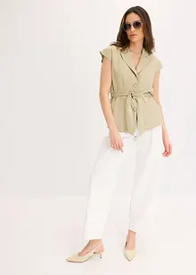 Ärmlös kavaj i lyocell, bonprix