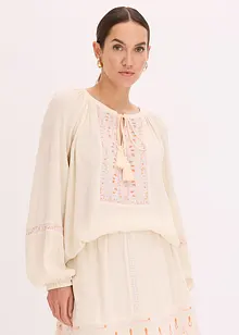 Oversizeblus med broderi, bonprix