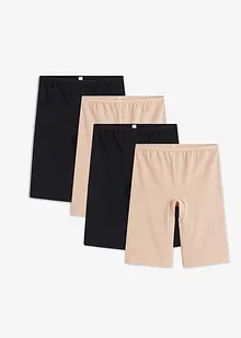 Lång boxertrosa  med ekologisk bomull (4-pack), bonprix