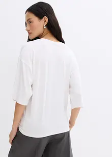 T-shirt av fintrådigt viskosmaterial, bonprix
