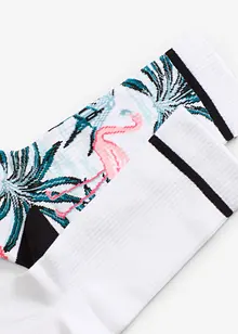 Strumpor med ekologisk bomull och frottésula (2-pack), bonprix
