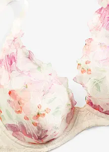 Formpressad BH med broderi med tryckt mönster, bonprix