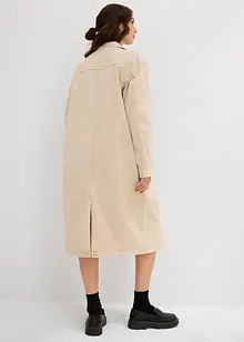 Trenchcoat av twill, bonprix