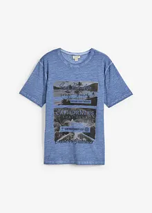 T-shirt med tvättade effekter, av ekologisk bomull, bonprix