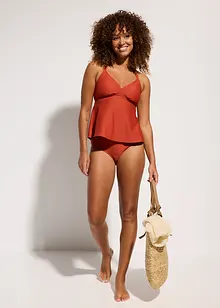 Tankini (2 delar) i material med struktur, bonprix