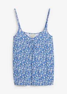 Blommigt linne i mjuk viskos, bonprix