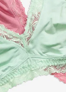 Feel Comfort-bralette av mjukt material (2-pack), bonprix