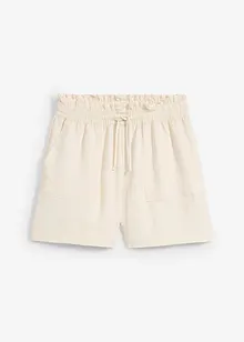 Paperbag-shorts i böljande lyocellmix, bonprix