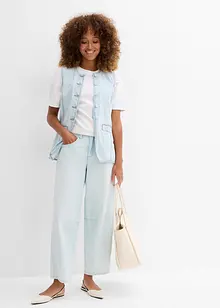 Jeans med medelhög midja och kortare ben, Super Soft, bonprix