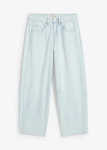 Jeans med medelhög midja och kortare ben, Super Soft, bonprix