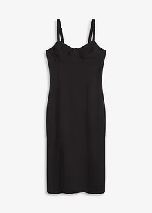 Mellanlång klänning i figurnära modell, bonprix