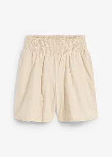 Dra på-shorts i bäckebölja av bomull, bonprix