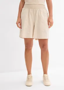 Dra på-shorts i bäckebölja av bomull, bonprix