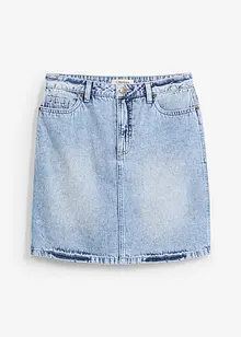 Jeanskjol Mid Waist, Low Stretch, bonprix