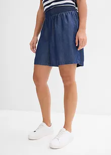 Dra på-shorts med smockad linning, bonprix