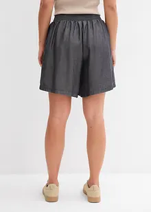 Dra på-shorts med smockad linning, bonprix
