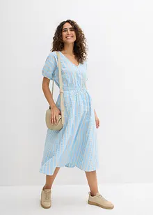 Klänning i luftig muslin, bonprix