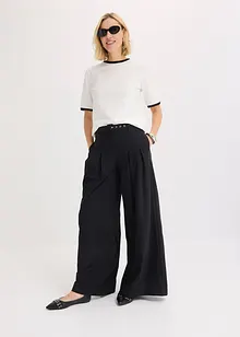 Topp med spetskant, bonprix