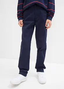 Stretchiga chinos i bomull för barn, Slim Fit, bonprix