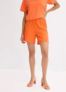 Jerseyshorts av lätt kräpp, bonprix