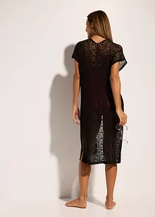 Strandkimono av viskos med virkade effekter, bonprix